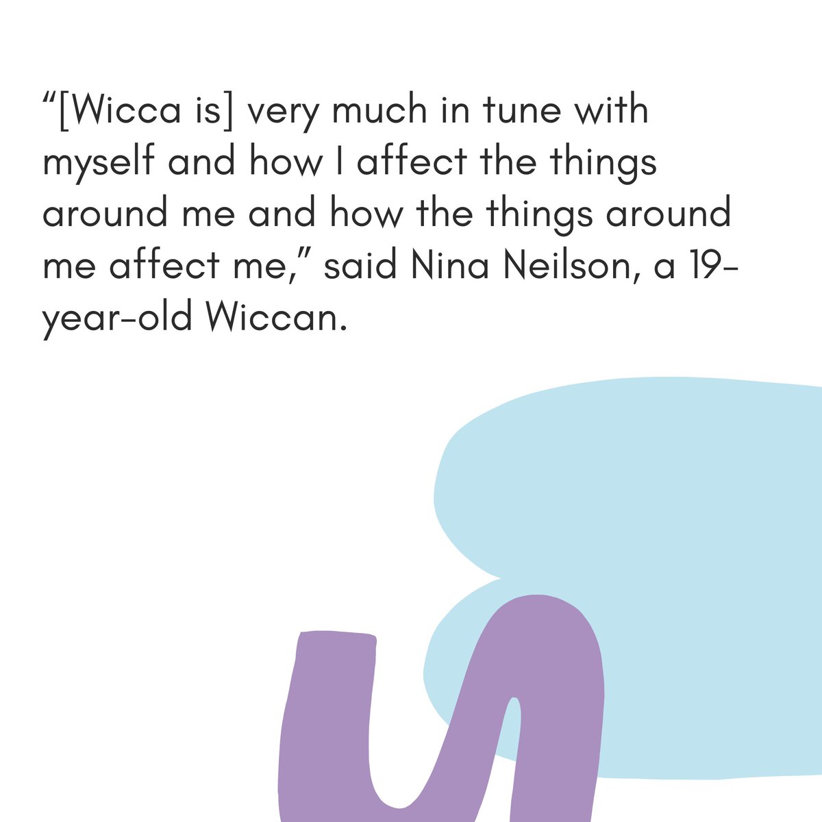 imprinttweets's tweet photo. Wicca, also called Pagan Witchcraft: hocus-pocus or a way to understand the world?

Read why 19-year-old Nina Neilson says Wicca represents the relationship between the individual and the universe: https://t.co/6E610D07Bs 

@naddivz 
#Wicca #pagan #paganism #GenZ #witchcraft https://t.co/4PlmbpvtMe