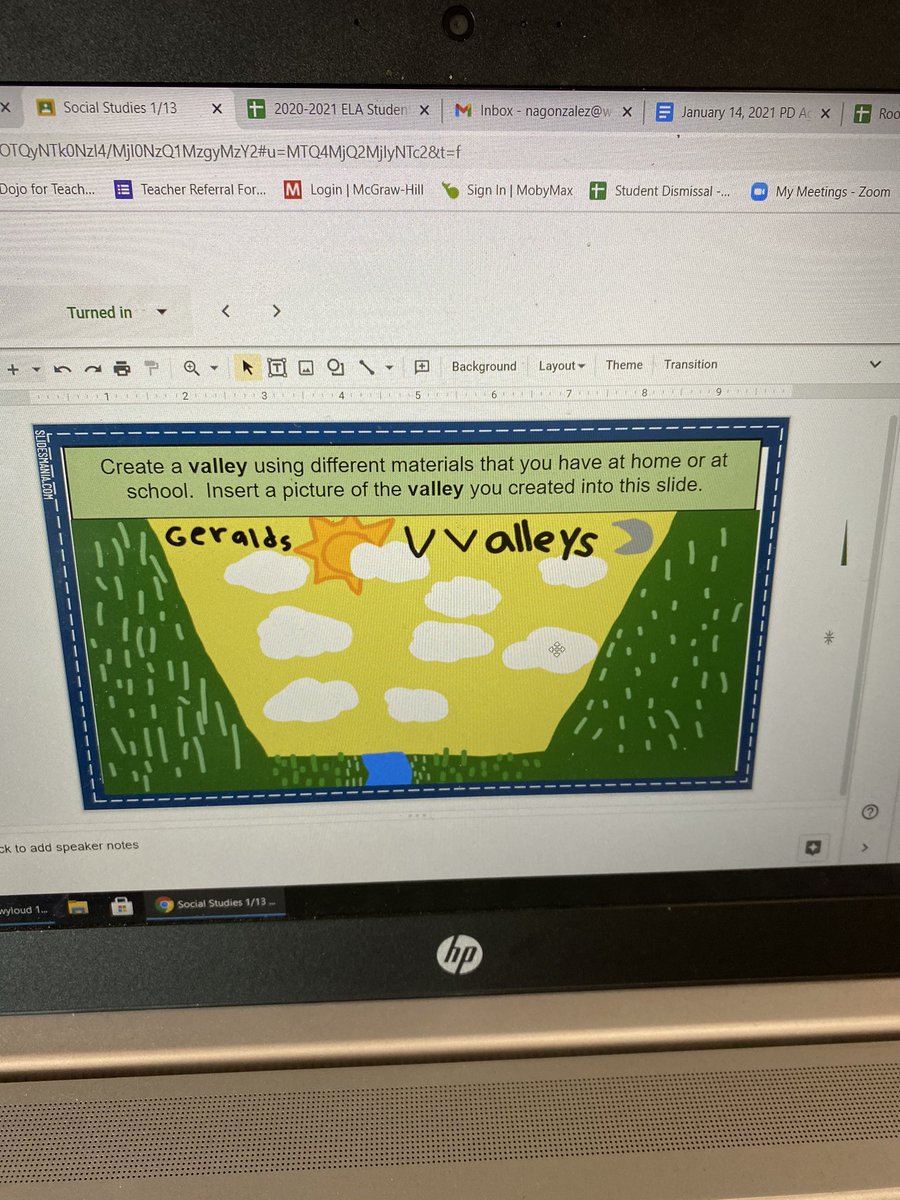 Bulldogsin118's tweet photo. 3rd graders rocked distance learning today! Thanks to @medice_laura &amp; her creativity with landform lessons, students had the BEST time learning about a valley and creating one of their own! I love seeing their understanding through creation! #wyproud &amp; there’s a @GemLearners  ☺️ https://t.co/kM7JUNgoeH