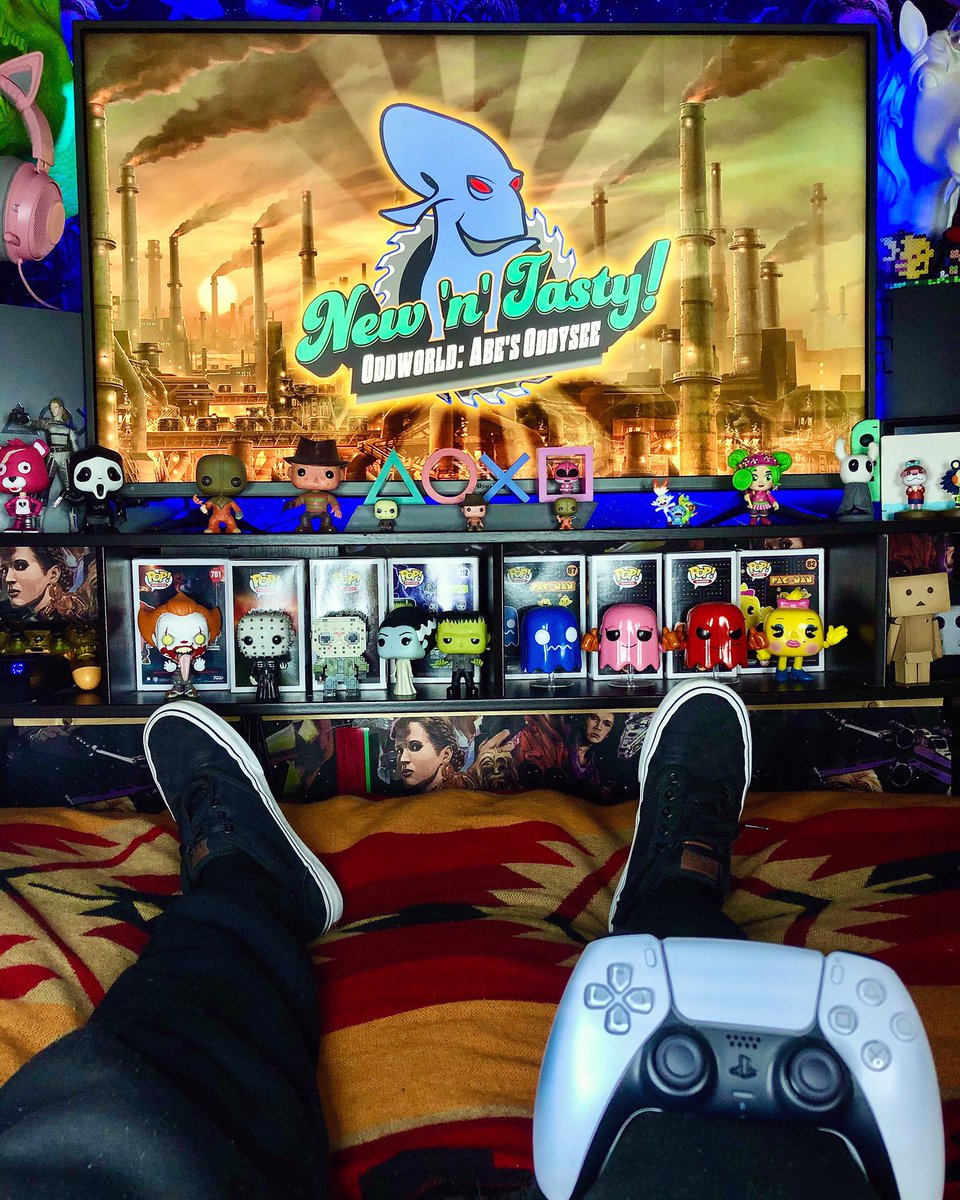 RetroLicker's tweet photo. Iโm so excited for Soulstorm @OddworldInc
#retrolicker #gamer #gamerguy #ukgamer #videogames #gamrtalk #videogamesaddict #instagamer #gamestagram #retrogamer #collector #collection #gamingcommunity #abesoddysee #oddworld #oddworldinhabitants #soulstorm #mudokons #ps5 https://t.co/PAsDUWD3Y0
