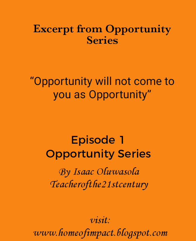 home_impact's tweet photo. Opportunity Series review
Excerpt from Opportunity Series Episode 1
#Opportunityseries
#Newyear
#NewOpportunities
#MoreResponsibilities
RIP Dele https://t.co/a5TSJmh3HW