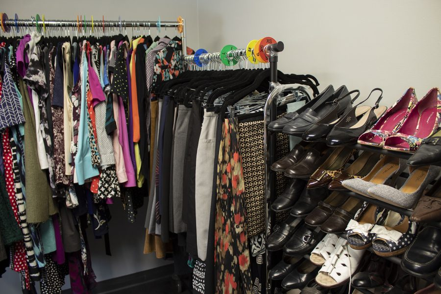 UIowaCLAS's tweet photo. "We have received more donations this last semester than we had in any prior fall semester, and we eagerly await more clients to the Closet when we reopen in the spring!" - Michael Borro, Closet Coordinator for the Clothing Closet at the University of Iowa #UIThrive https://t.co/W5h4zdNtYi