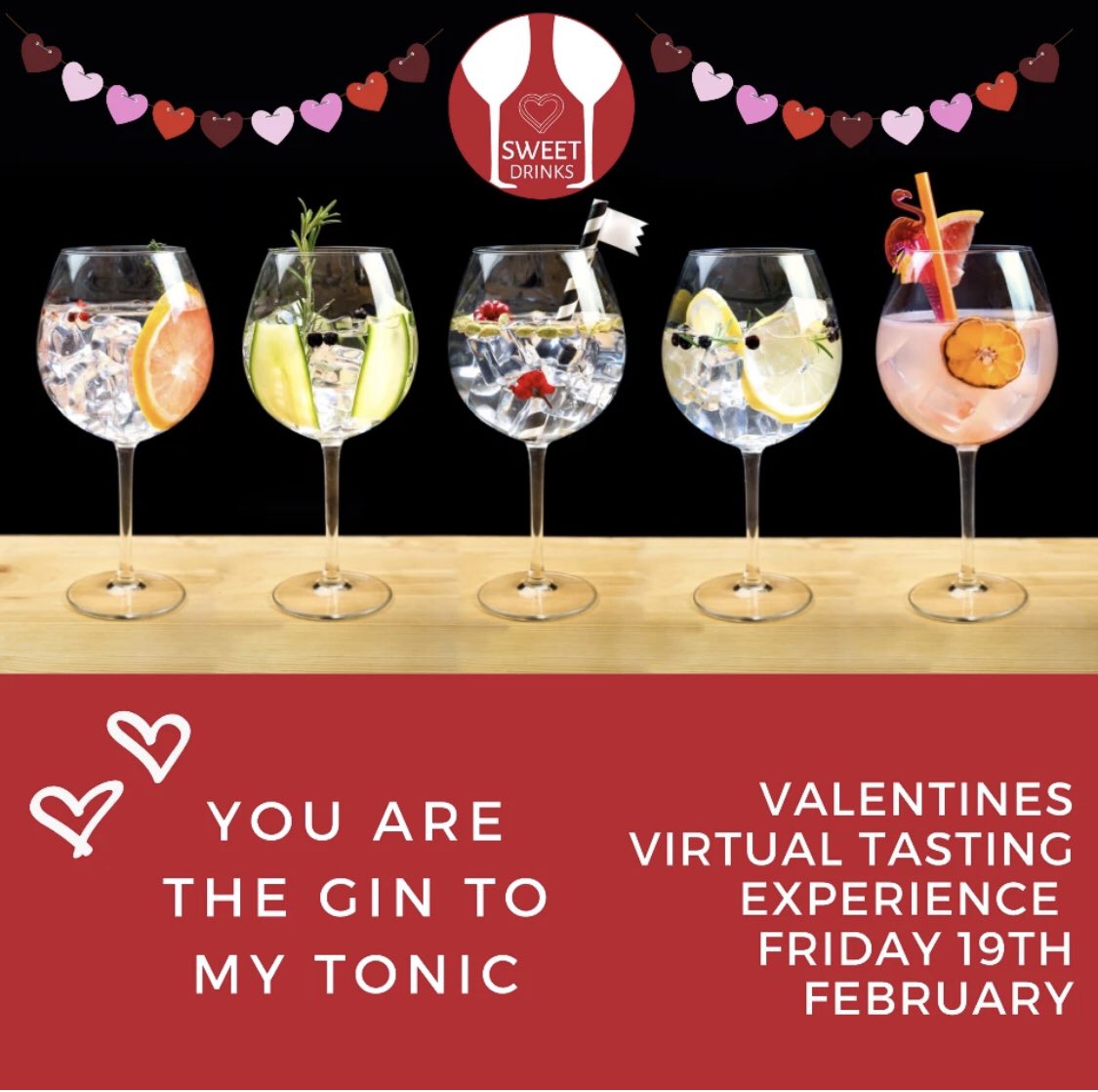 A virtual date night to look forward to! ❤️ 
3 Awesome West Country Gin Makers, box sent out to your Valentine by 14th, join us on Zoom on Friday 19th Feb to drink along and meet the makers <a href="/GotlandGin/">Gotland Gin</a> @Thunderflower and <a href="/ViperGin/">ViperSpirit</a> 
To book your box, go to:
sweetdrinks.co.uk/collections/ex…