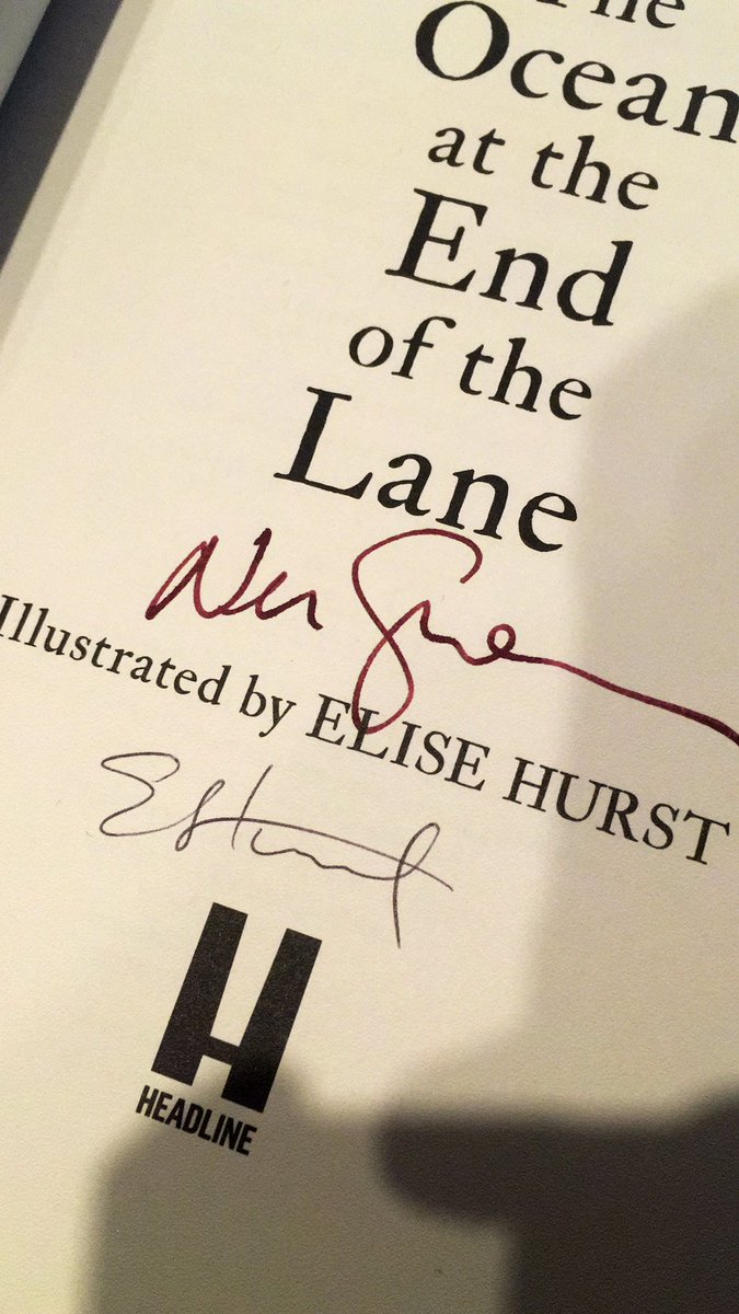 HelseanK's tweet photo. “A Somewhat Long-ish Rant/story About an Author’s Autograph That Twitter Word Count Could Not Handle.”
By: Helsean (who isn’t much of an “author” really!)

Thank you @neilhimself ...

Thank you my dear @azarfarehi for getting me this treasure... https://t.co/vDy9JgtJiz