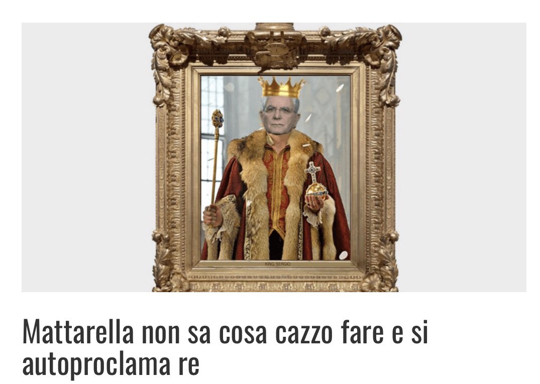 La situazione è tragica ma i meme di mattarella sono fantastici #crisidigoverno