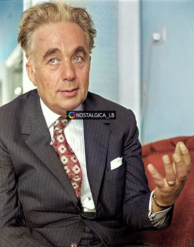 Lebanese poet Said Akl - Photo published for the first time in high res and in color
الشاعر اللبناني سعيد عقل - صورة تنشر للمرة الأولى بجودة عالية و بالألوان