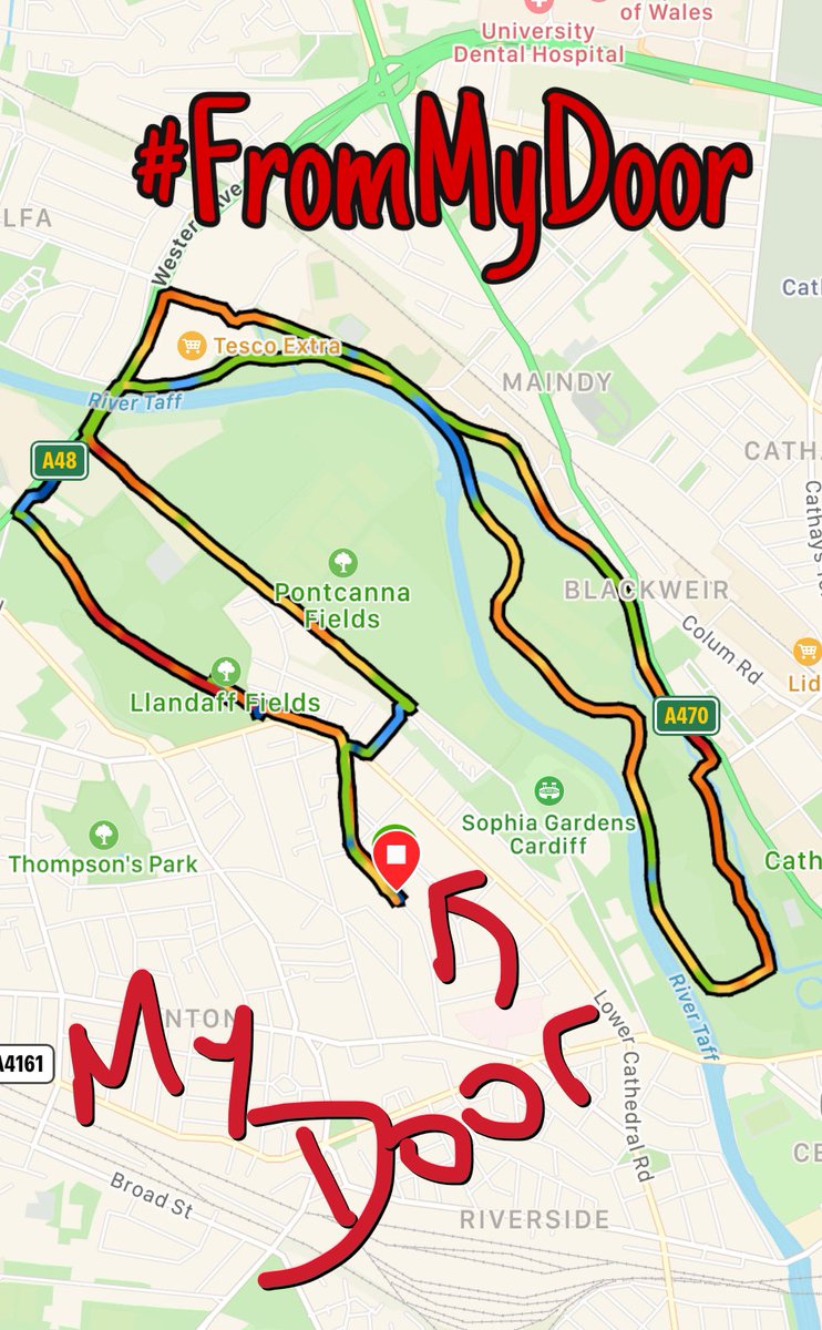 After watching the <a href="/ITVWales/">ITV Wales News</a> news this evening, felt inspired to get out and get active in support of <a href="/RunWales/">I Run Wales</a> #FromMyDoor campaign... ▶️ irun.wales/news/new-campa…