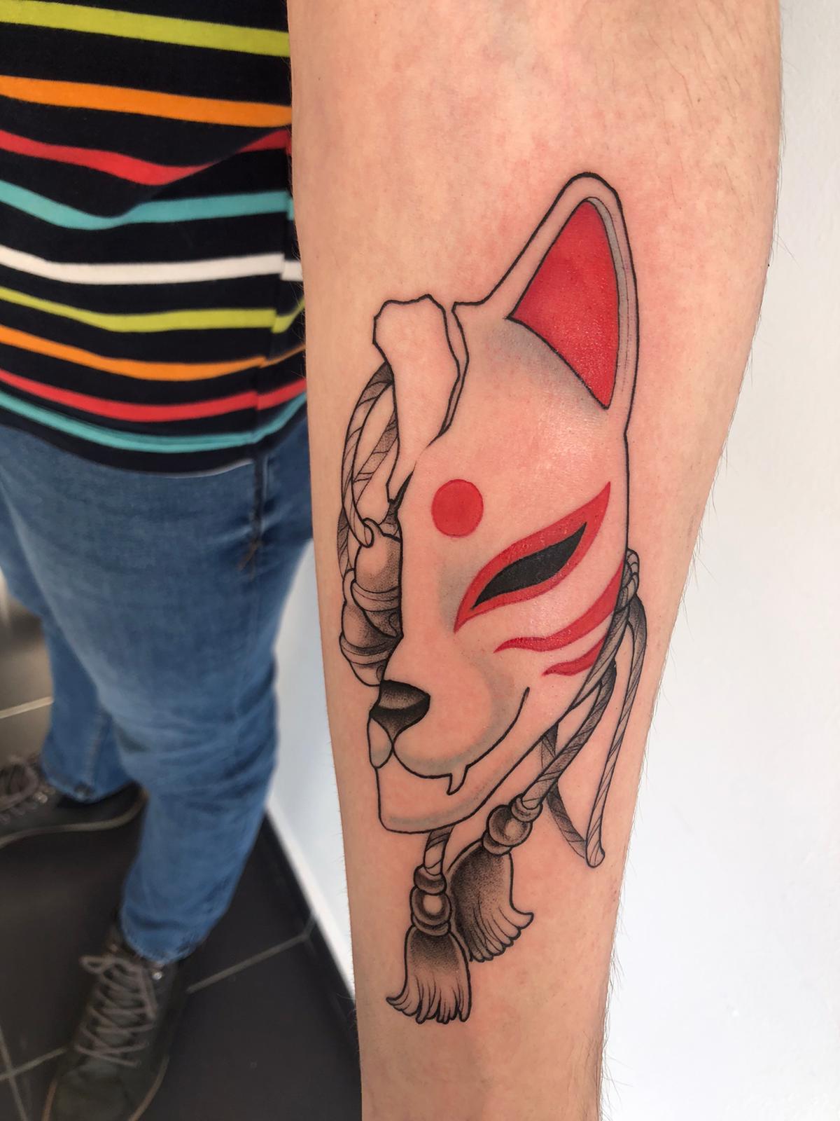 Kitsune mask tattoo by AbrahamGart on DeviantArt #47 Kitsune mask tattoo by AbrahamGart on DeviantArt