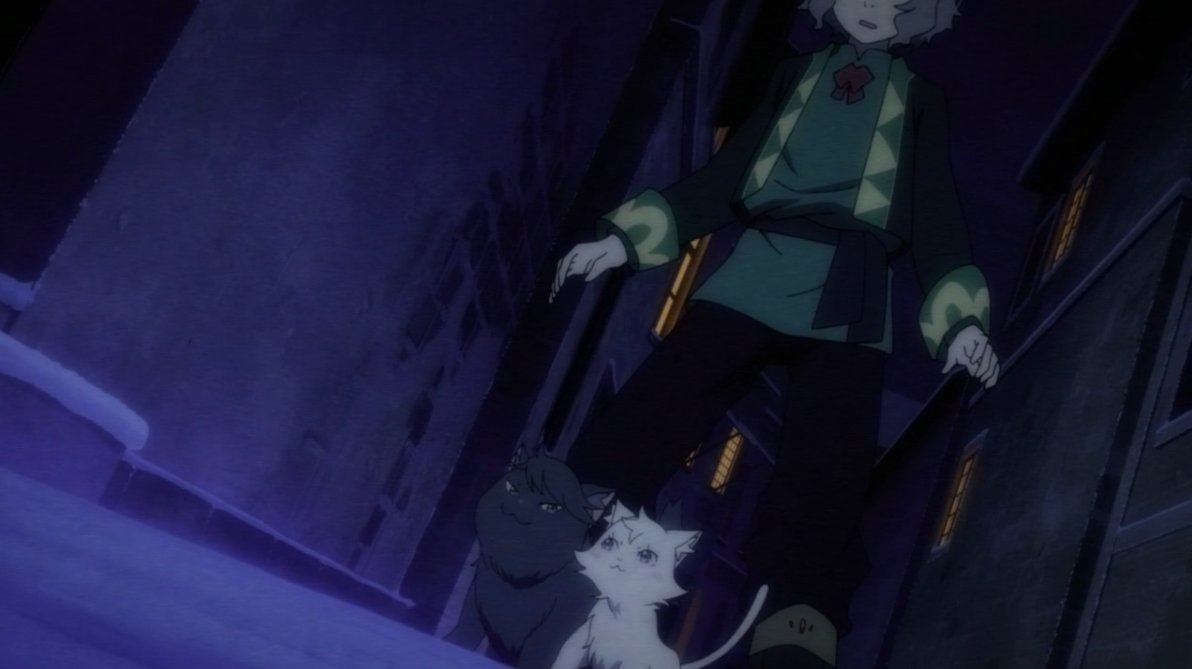 What this 20-second sequence tells us is Otto's craving for warmth & a partner through the visuals, him being a stickler for honesty, & a Blessing-specific insult triggering him to the point of doing the unreasonable.