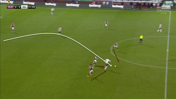 In the examples shown, Pogba’s carries and passing were vital in moving into the final third and creating. Mixed with his solid defensive performance and it was one of the most consistent performances we’ve seen from the Frenchman in a while from the first minute to the last.