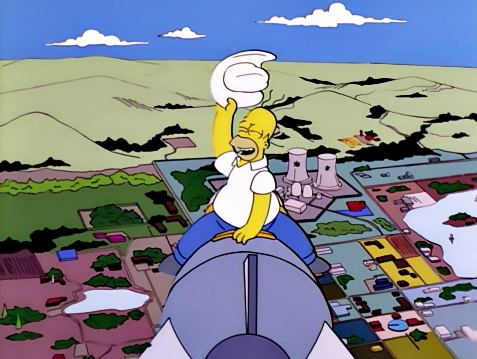 cinemabooknerd's tweet photo. DR. STRANGELOVE OR: HOW I LEARNED TO STOP WORRYING AND LOVE THE BOMB (1964) / THE SIMPSONS, Season 5 Episode 11: "Homer the Vigilante" https://t.co/yemoLxfvrZ