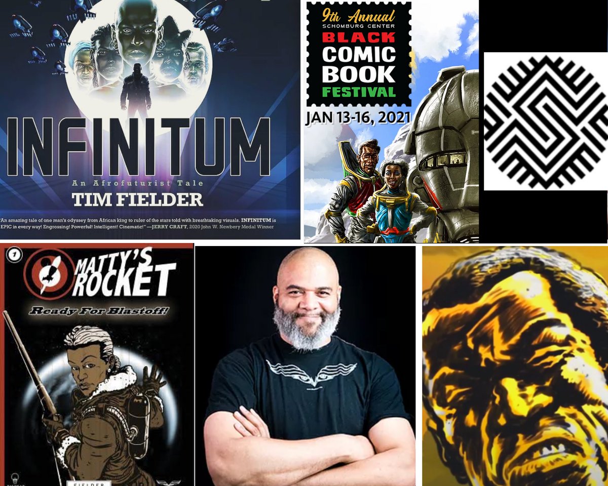 FRANCHISE_8's tweet photo. Graphic Novelist &amp; #author of #Infinitum: An #Afrofuturist Tale, #TimFielder (@dieselfunkstu) demonstrates how to #draw #superheroes @SchomburgCenter's  #BlackComicBookFest. #comicbook #virtualevent  #SchomCom2021 #blackexcellence @HarperCollins https://t.co/2Z6UEhVfDI