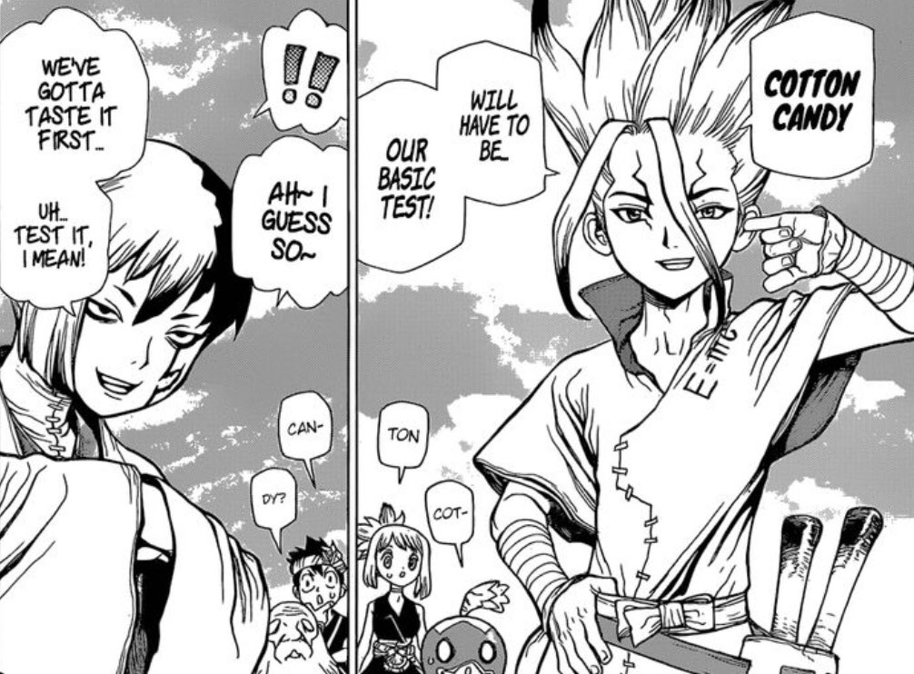 A thread of all Sengen moments/panels