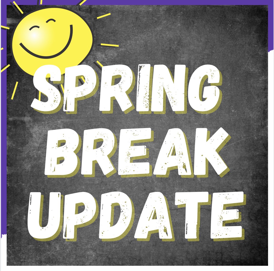 DCS will be switching the dates of spring break this year.  The changes are as follows:
 
Monday, March 29 – Thursday, April 1 school will be open for instruction. 
 
Friday, April 2 – Friday, April 9 school will be closed for Spring Break.