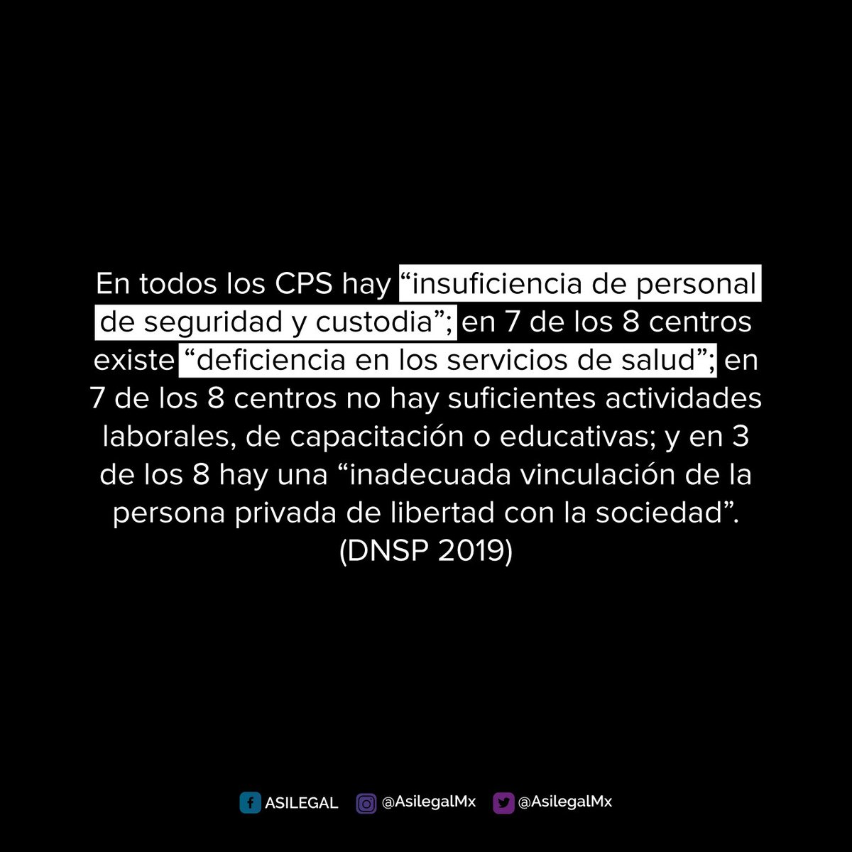 AsilegalMx's tweet photo. #COMUNICADO El fin último del sistema penitenciario son las personas privadas de libertad y su reinserción social, cualquier estrategia gubernamental para la reestructuración de las prisiones no puede perder el foco. ‼️📢

https://t.co/MGLtV7ZNHR https://t.co/KhgqgT077V