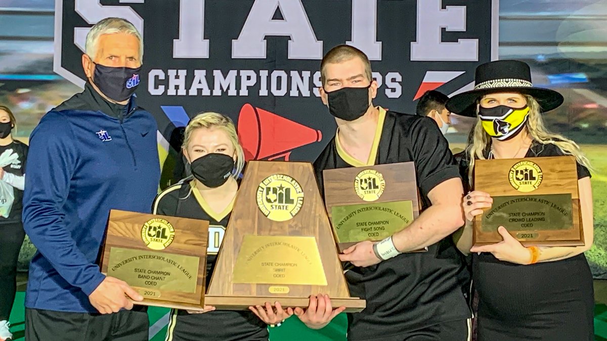 uiltexas's tweet photo. Congratulations to @FRHSCheerNation, 2021 Conference Coed #UILState Spirit Champions!

📣🏆📣

Results ➡️ https://t.co/VAUzCWLarm https://t.co/F1tDHTuN36