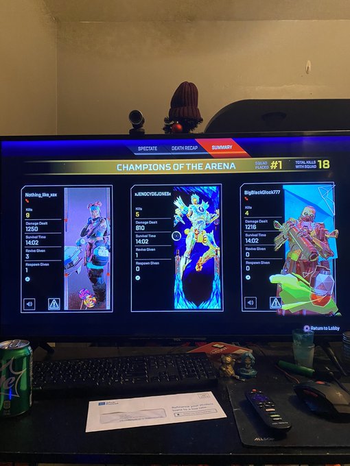 Yesss first game of the night! We shit on that whole lobby. #apex #ApexLegends #ps4 #twitch #ttv #streamer<a href="/tag/ps4"class="tags"><span>#ps4</span></a><a href="/tag/streaming"class="tags"><span>#streaming</span></a><a href="/tag/twitch"class="tags"><span>#twitch</span></a><a href="/tag/ttv"class="tags"><span>#ttv</span></a><a href="/tag/apex"class="tags"><span>#apex</span></a><a href="/tag/streamer"class="tags"><span>#streamer</span></a><a href="/tag/apexlegends"class="tags"><span>#apexlegends</span></a>