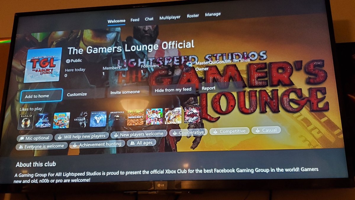 Th3GamersLounge's tweet photo. 🚨🚨🚨ANNOUNCEMENT🚨🚨🚨
THE GAMER’S LOUNGE NOW HAS AN OFFICIAL XBOX CLUB! JOIN YOUR FELLOW TGL MEMBERS AND MAKE NEW FRIENDS ALONG THE WAY!
#Xbox #XboxClubs #TheGamersLounge #TGL #XboxSeriesX #XboxSeriesS https://t.co/1M3eST2ikO