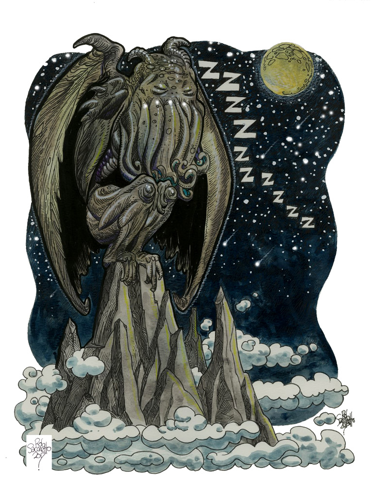 ZombiePortraits's tweet photo. Okay, one last #cthulhu, a cute one...then movie time! 🙂 https://t.co/CYMbcJy4Bj