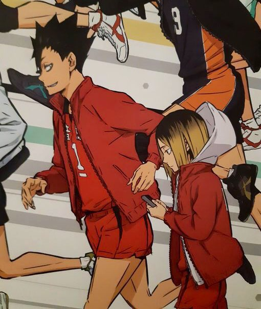 14. THEY RAN TOGETHER!!! THROUGH ALL OF THESE YEARS!!! PARTNERS!!! ALSO LOOK AT HOW KUROO LOOKS AT KENMA!!!!