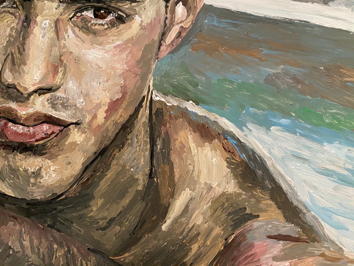 MasterJNathan's tweet photo. Painting of @luissaenzbanana  🎨💙🌊💧

🎨: @masterjoelnathan 

#painting #paintings #paintingsofinstagram #acrylicpainting #acrylicpaintings #acrylicpaints #model #malemodel #figuredrawing #figuremodel #figuremodels #dancerart #dancer #cosplayart #swimmingpool @bananacospboys https://t.co/MKXUtM1wEg