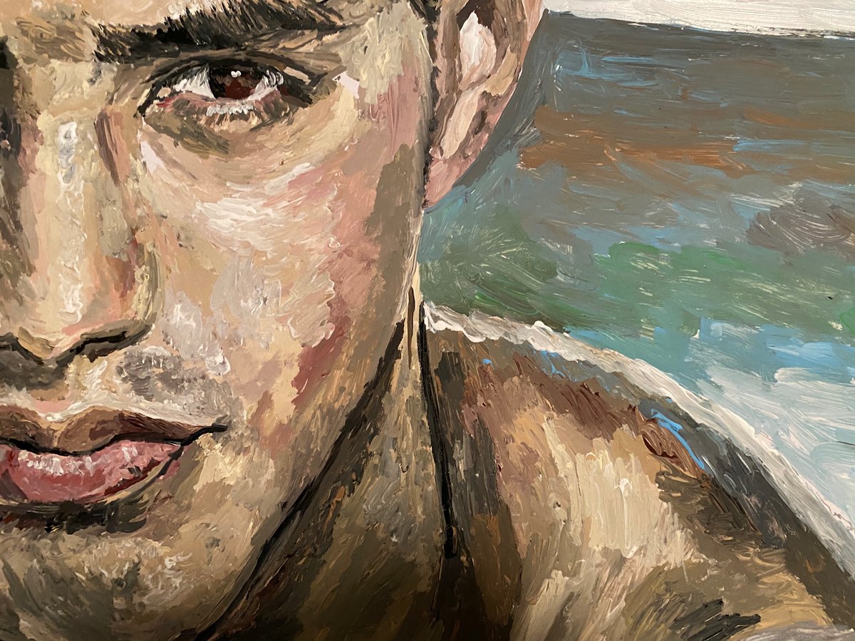 MasterJNathan's tweet photo. Painting of @luissaenzbanana  🎨💙🌊💧

🎨: @masterjoelnathan 

#painting #paintings #paintingsofinstagram #acrylicpainting #acrylicpaintings #acrylicpaints #model #malemodel #figuredrawing #figuremodel #figuremodels #dancerart #dancer #cosplayart #swimmingpool @bananacospboys https://t.co/MKXUtM1wEg