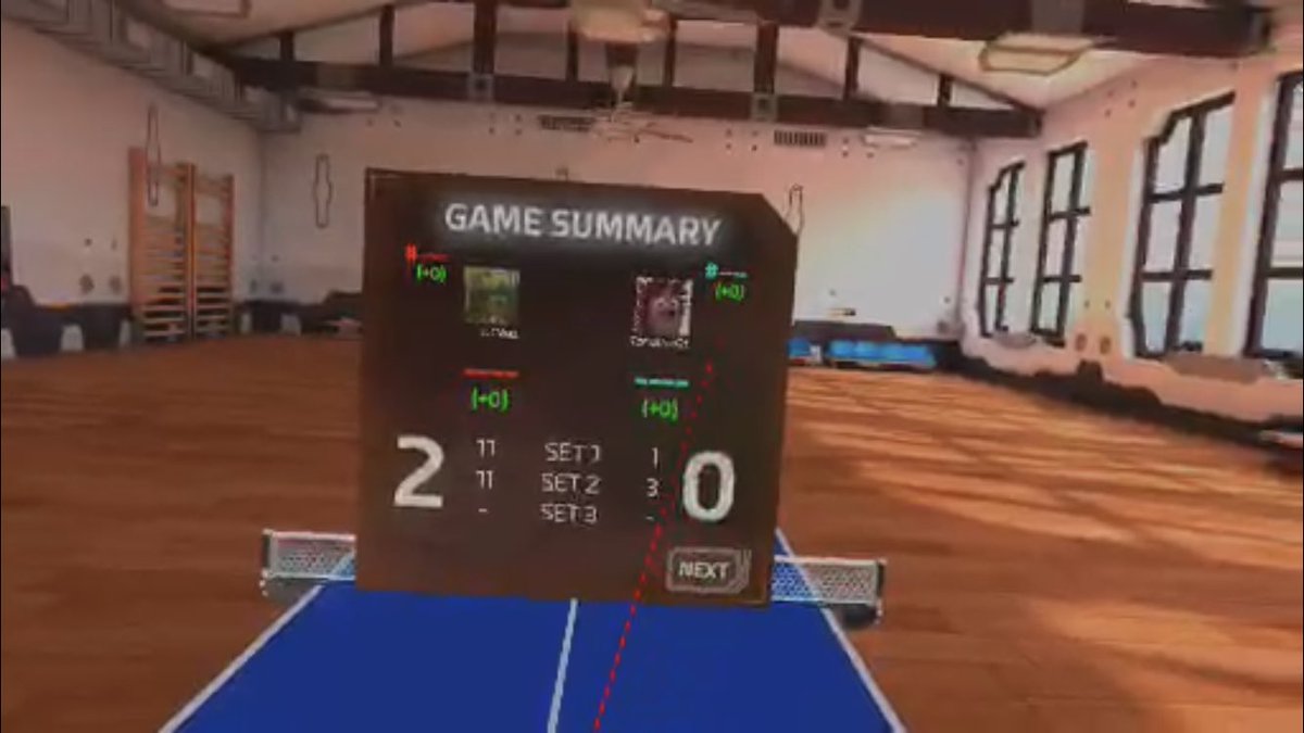 wazja27's tweet photo. @RacketFury This is what the end of a match looks like to me.  No points for either player.  The opponent can see points from their view but I don’t.  I assume it’s because of that that I don’t get a ranking either.  Help!! https://t.co/xJW2zRinSp