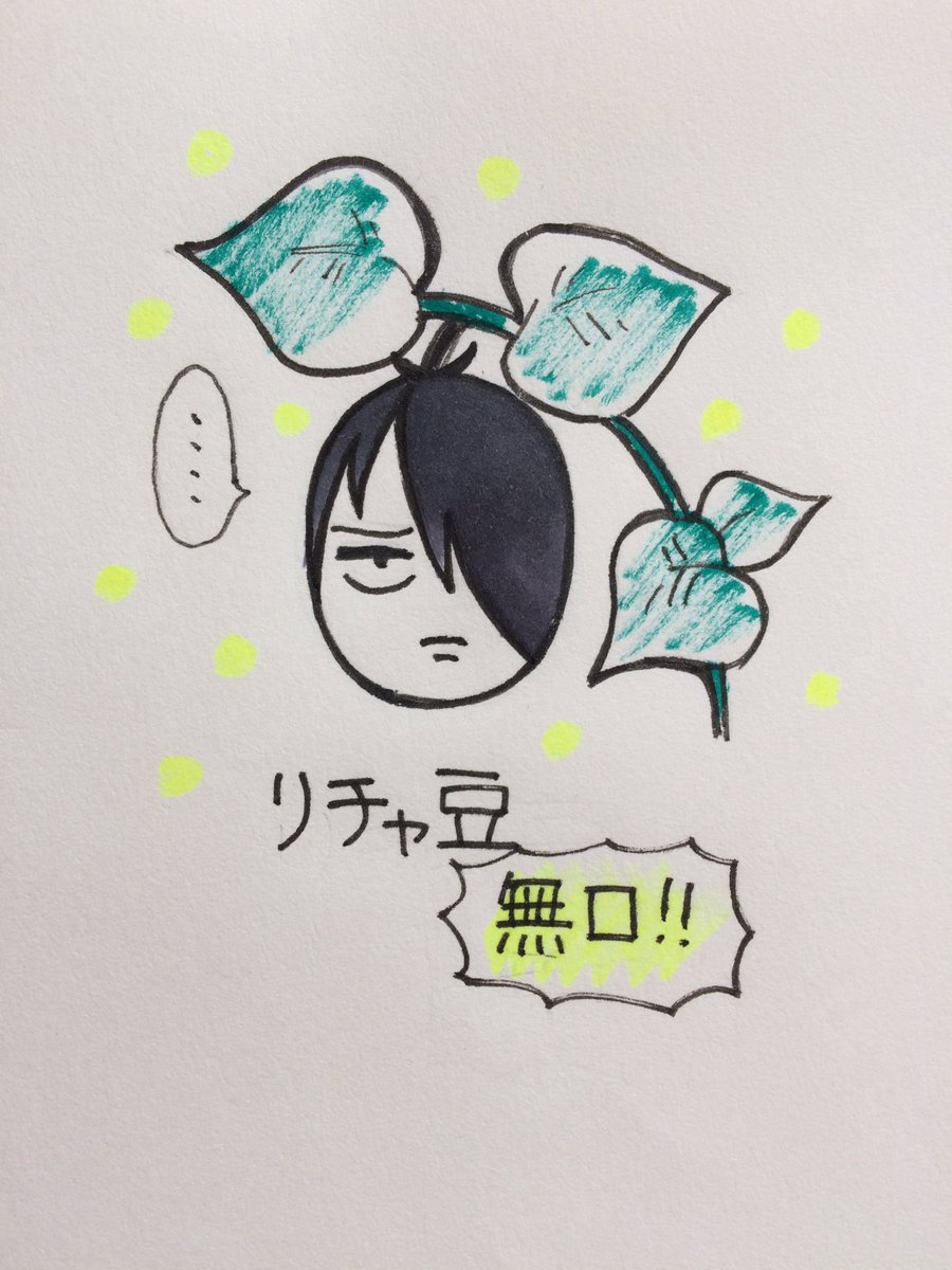 昨晩リチャ豆は無口だろうなって唐突に思いついてたんだけど、菅野先生の湯たんガムみたらとうとう描かずにはいられなかった…! 