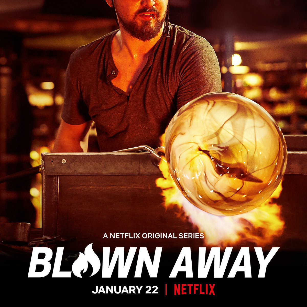 On January 22nd ten phenomenal glassblowers from across the globe return to the hot shop! ☄️  What are you looking forward to seeing this season?