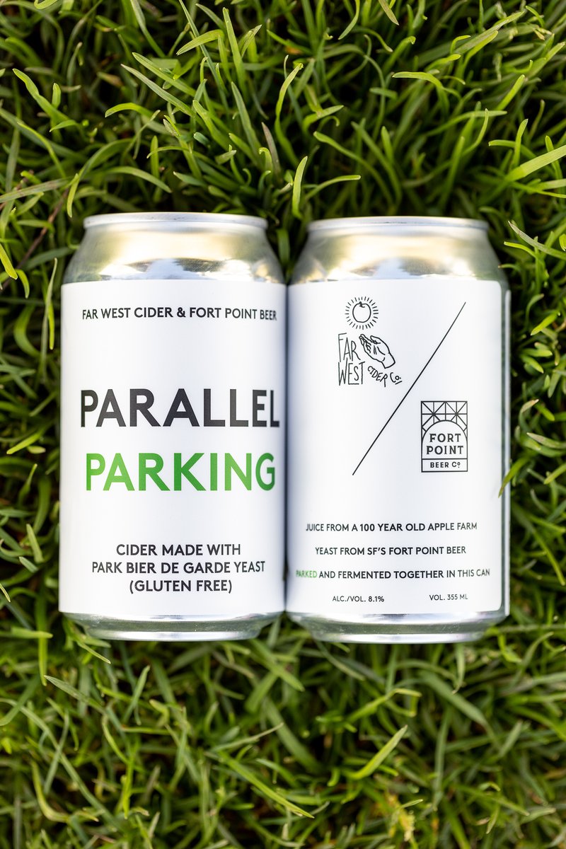 🍻 What does it look like when a brewery and a cidery do a collab? We like to call it Parallel Parking—a <a href="/farwestcider/">Far West Cider</a> made with Fort Point Park yeast! 

A few months back our friends Far West Cider came by the brewery and harvested some Biere de Garde yeast from the...
1/4