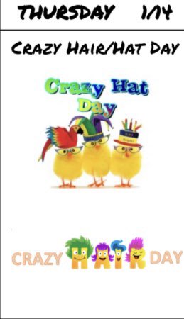 BQattheView's tweet photo. CRMS Spirit Week continues tomorrow.  @trendytext 4/7 still holds the #1 spot.  Sneak peak for tomorrow’s crazy hair day 💚💛 #ViewOneGoodThing https://t.co/5biFTYAi6h