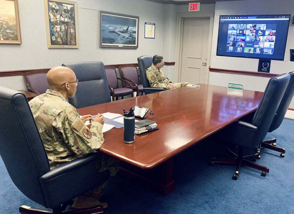 Great to connect today with these civic leaders. I appreciate their commitment to our #Airmen and #Guardians, and look forward to future collaboration!