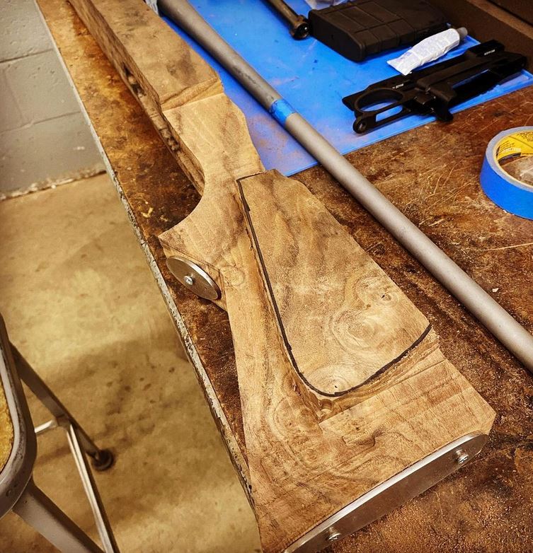 BrownellsInc's tweet photo. @pete.huston.1967 working on a nice #Rem700 Monte Carlo stock at @pagunsmithschool a while back! Great to see these skills being passed along down the line!
#brownells #guns #woodworking #gunsmith https://t.co/cB0t7fOTVb