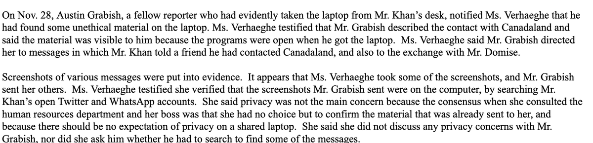 Ahmar Khan, the former  @CBCManitoba journalist reprimanded for tweeting criticism regarding Don Cherry's racist rant, and terminated after contacting  @CANADALAND, has won his arbitration dispute.The details are, in a word, explosive.