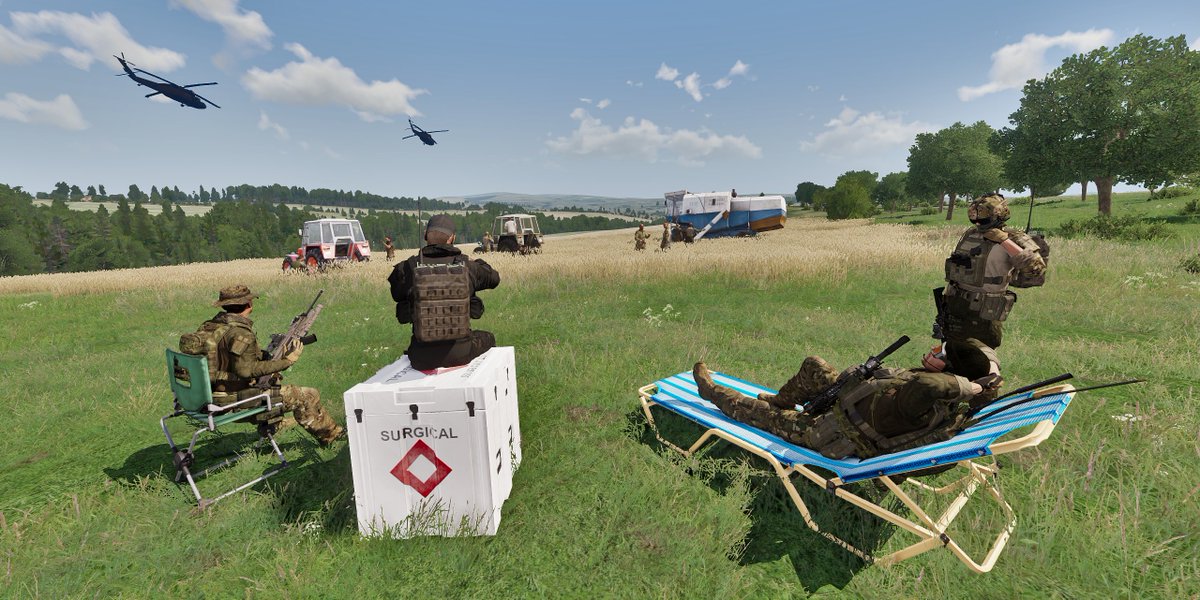 207Arma's tweet photo. Recently Detachment 207's Media team held a screenshot competition. Members took photos in operations or using the @Arma3official launcher. These are a few of the standout pictures. #Arma3 #gaming https://t.co/HfiURnR7ti