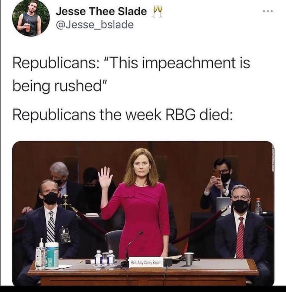 amandabob0's tweet photo. Hypocrisy, thy name is.....republican party
#ImpeachmentDay #NotRushed #RBG https://t.co/Vw5UCY7ckg
