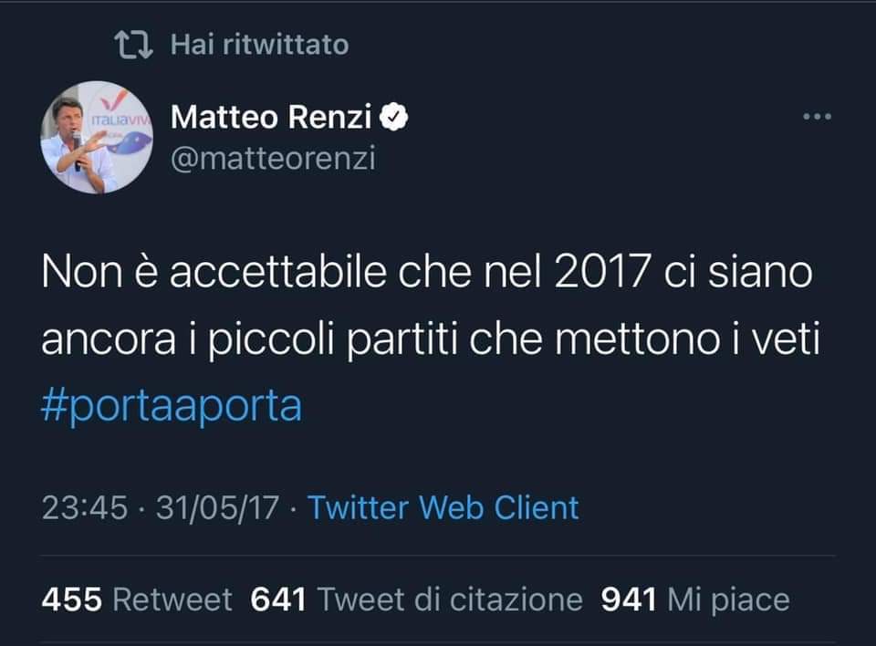 FabioCatOzzy's tweet photo. @matteorenzi FAI SCHIFO!!!!! METTERCI ANCOR DI PIÙ NELLA MERDA ORA!!!! SEI UN MEZZO UOMO!!!!! https://t.co/zfdQ4J3xPX