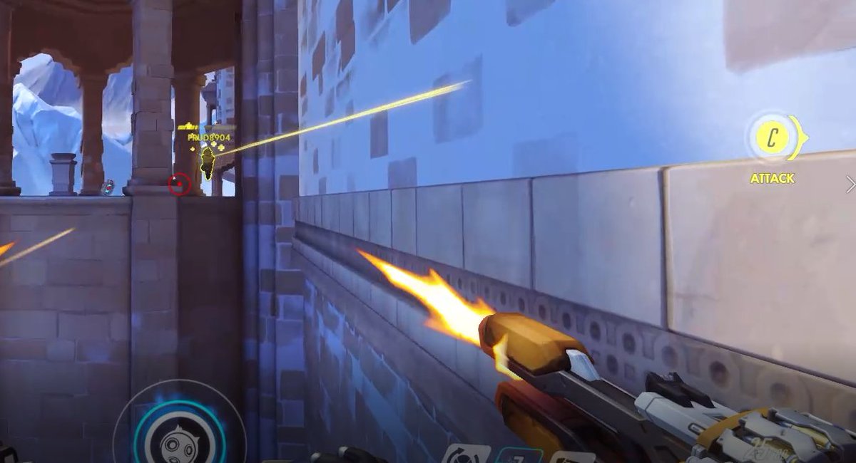 EPlCGAMR's tweet photo. @PlayOverwatch explain mercys heal-beam's  physics?? https://t.co/jGvokWF8AP