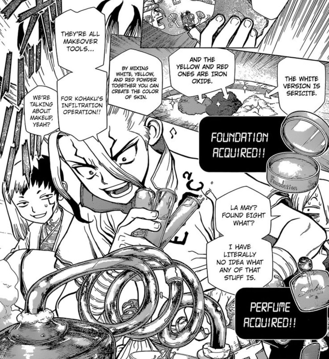 A thread of all Sengen moments/panels