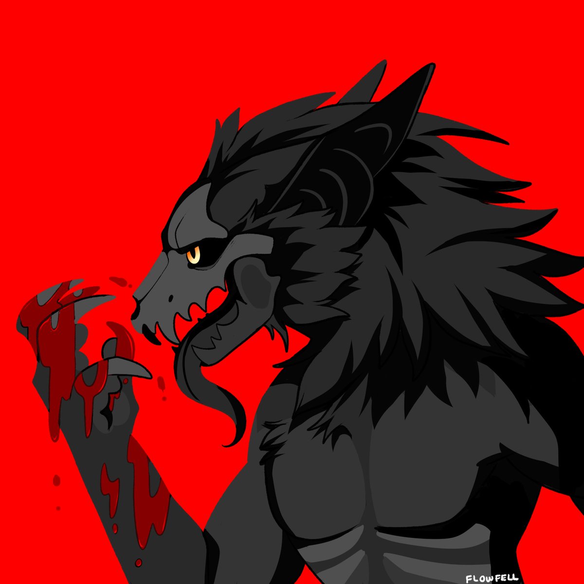 Flowfells's tweet photo. Cadavers aesthetic has blessed me
For @wingedwolf94 
#furryart #furry https://t.co/2FObGmEgI9