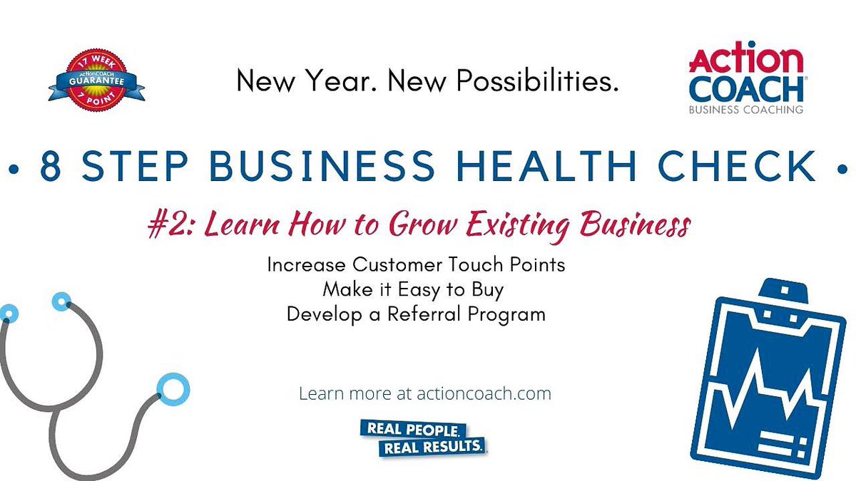ActionCOACH's tweet photo. Grow the business you already have! Donβt be stagnant, go and grow. #businesshealthcheck https://t.co/5aFNSjAcaC