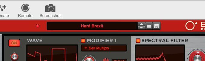 chipheadsmusic's tweet photo. Wow politics found deep with the wonderful world of preset names https://t.co/rxrem4Qk3I