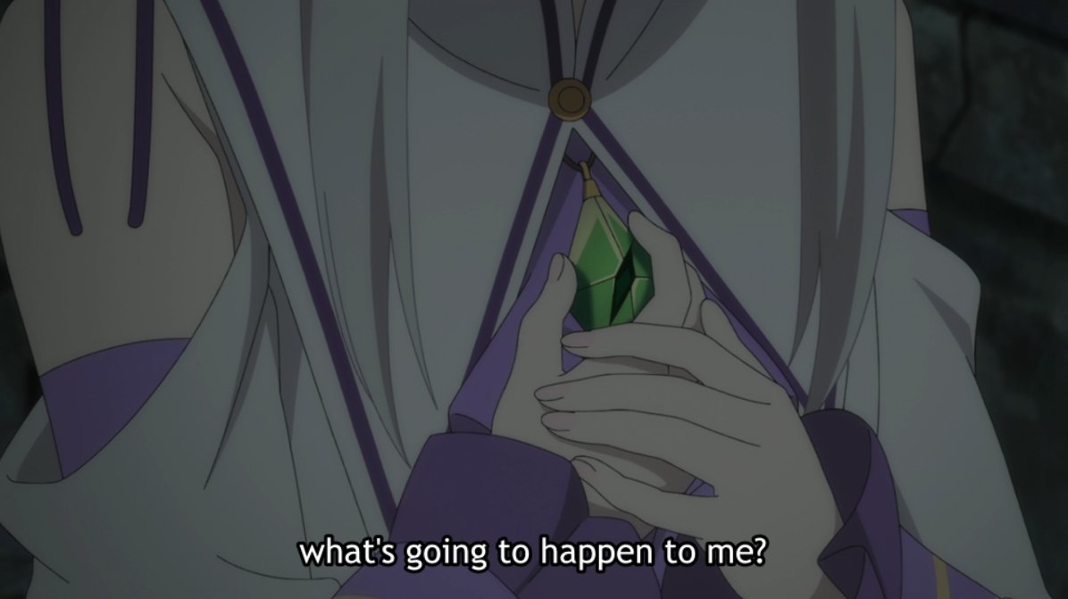 Finally, the end touches upon the other main source of her struggles—the fear of how she'll turn out after regaining all of her memories, and whether she'll still be herself. If the point of origin is wrong, doesn't that make the path walked and the destination all wrong as well?