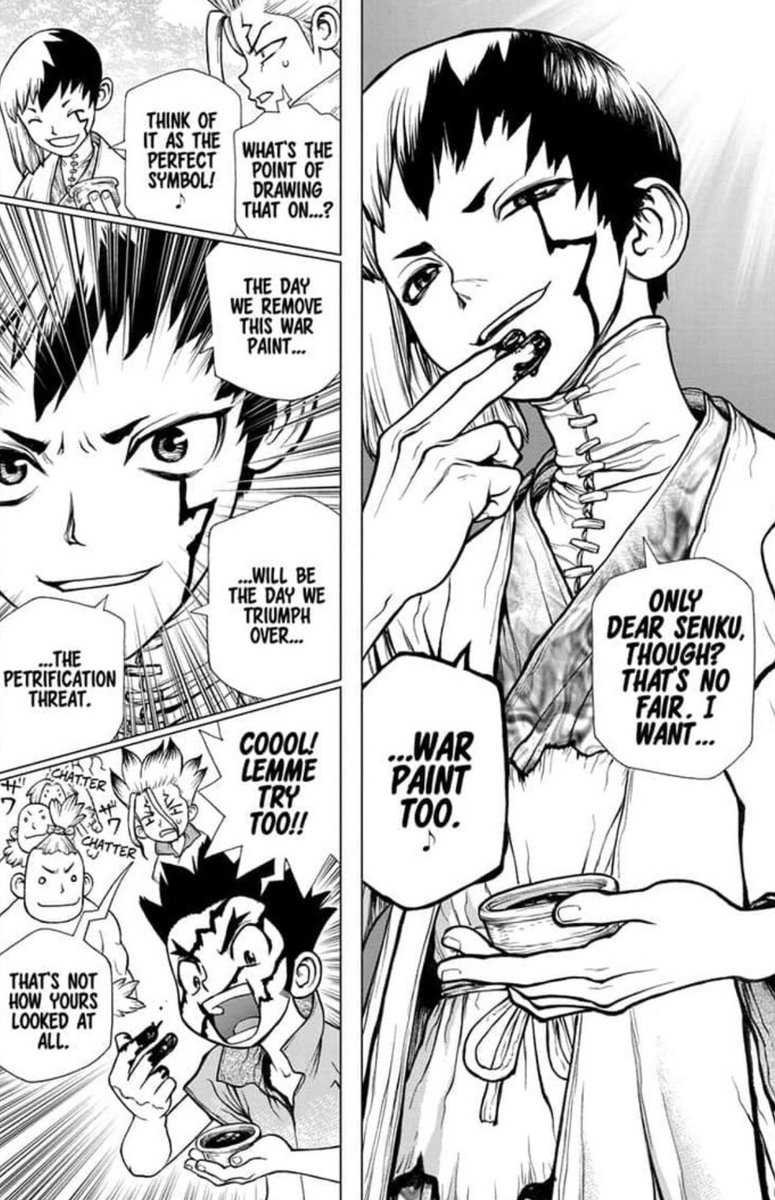 A thread of all Sengen moments/panels