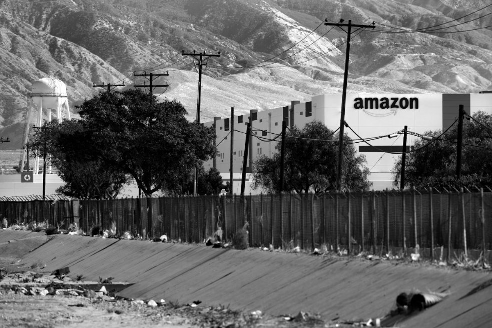 “The Inland Empire, probably more than any region in the United States, has disproportionately [borne] the brunt of the environmental and economic impact of goods movement, and Amazon is driving that now in the Inland Empire,” said  @JakeWilsonLB