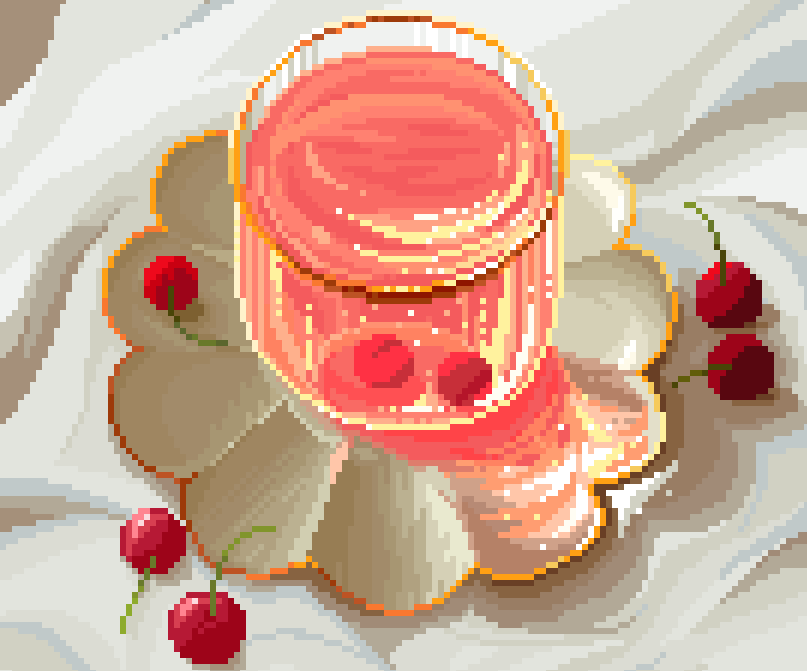 16pxl's tweet photo. collection of pixel art teacups ✨💕 https://t.co/ZZC99sD6PS