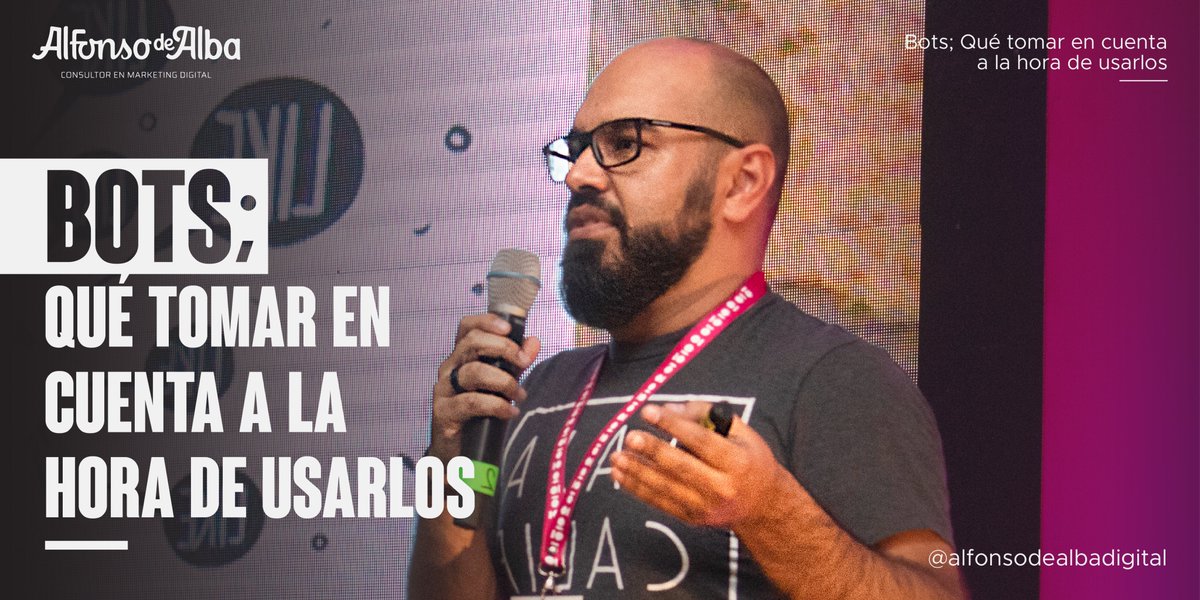 SantinosDigital's tweet photo. Los Bots ¿Es conveniente utilizarlos? ¿De qué forma debemos programarlos para que sean útiles a las marcas? 🤖

Te comparto aspectos relevantes, conócelos aquí: https://t.co/PVImXTjDDG

🔊 Escucha el podcast: 
Spotify: https://t.co/MnA7rrYYXf
Apple: https://t.co/IO0YFAQJqx https://t.co/yFIpBEUYPN
