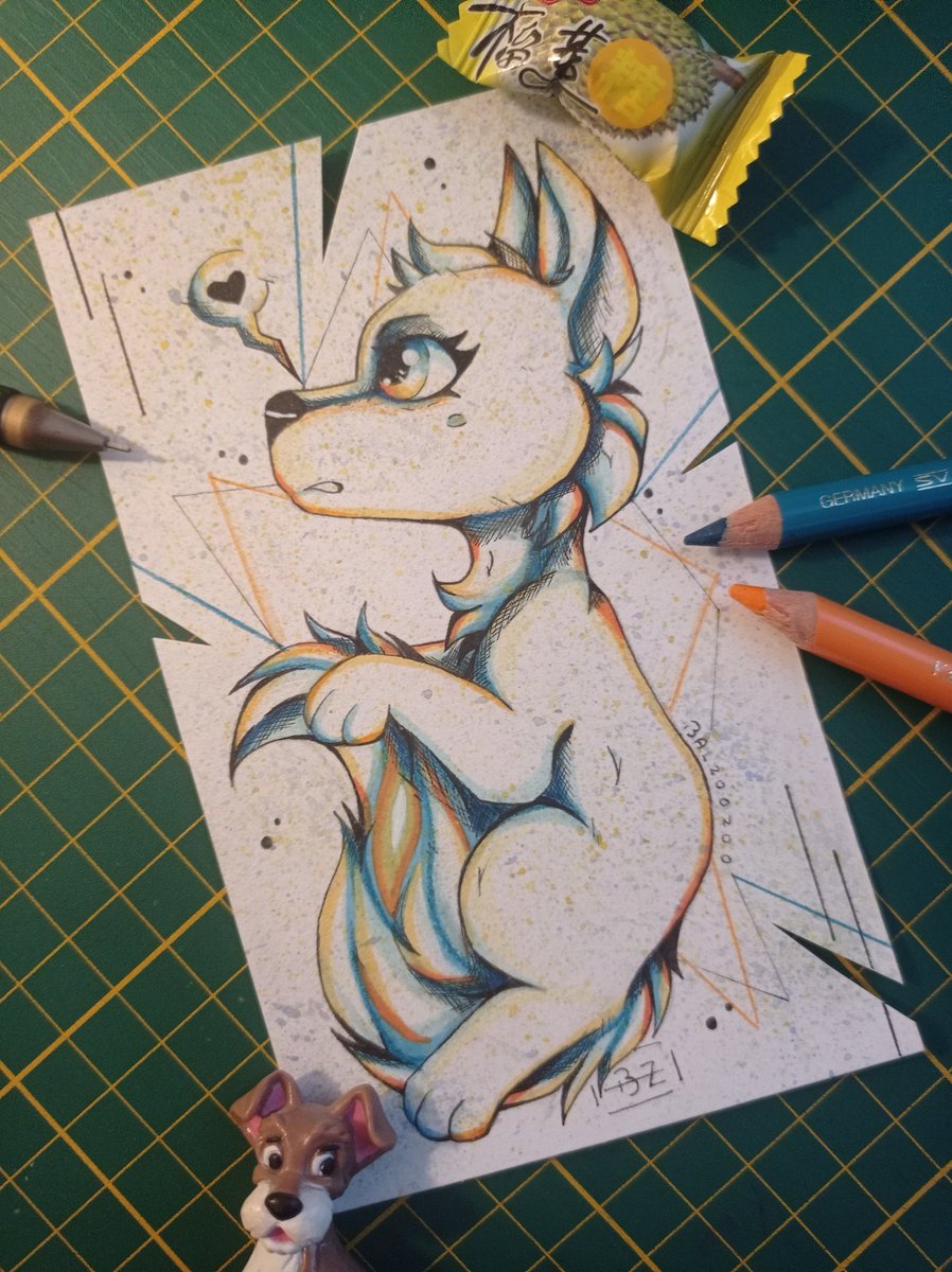 balzoozoo's tweet photo. Fan art pour une amie ♥️
#ArtTrade #Manga #Furry #oc #OriginalCharacters #Drawingfurry #drawings #art #artiste #fabercastell #furryfandom #fanart #myartwork #traditional_art #traditional #furryartist #fursonaart
#furryart #feralart #fursona #furso #comission #gifts https://t.co/3tXRFpN6dq