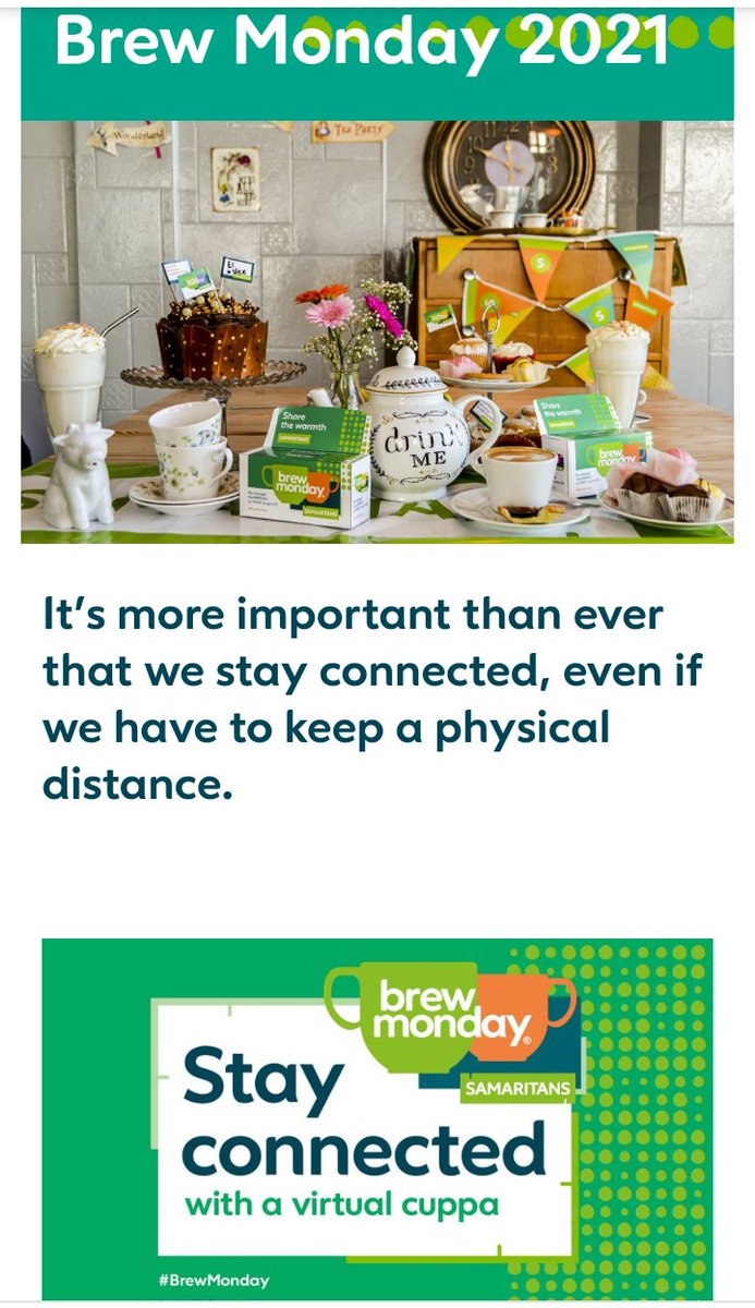 SamsBournemouth's tweet photo. During these difficult times #thankyou to so many #local #charities #organisations 
 #60yearsoflistening #thereforeveryone #BrewMonday #LetsTalk 
Please share with us #yoursupport 💚 https://t.co/w48329LITH