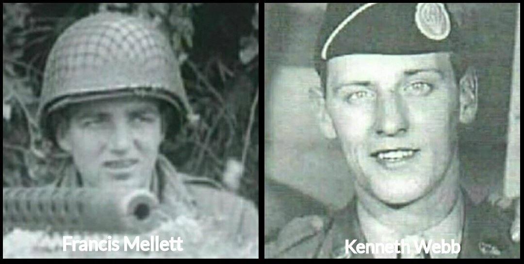 For Easy Co the men killed in action:•Cpl Francis J. Mellett, NY, 24, with the company since it began at Camp Toccoa, Georgia, in 1942.•Private Kenneth J. Webb, NY, 24, with the company since Toccoa6/
