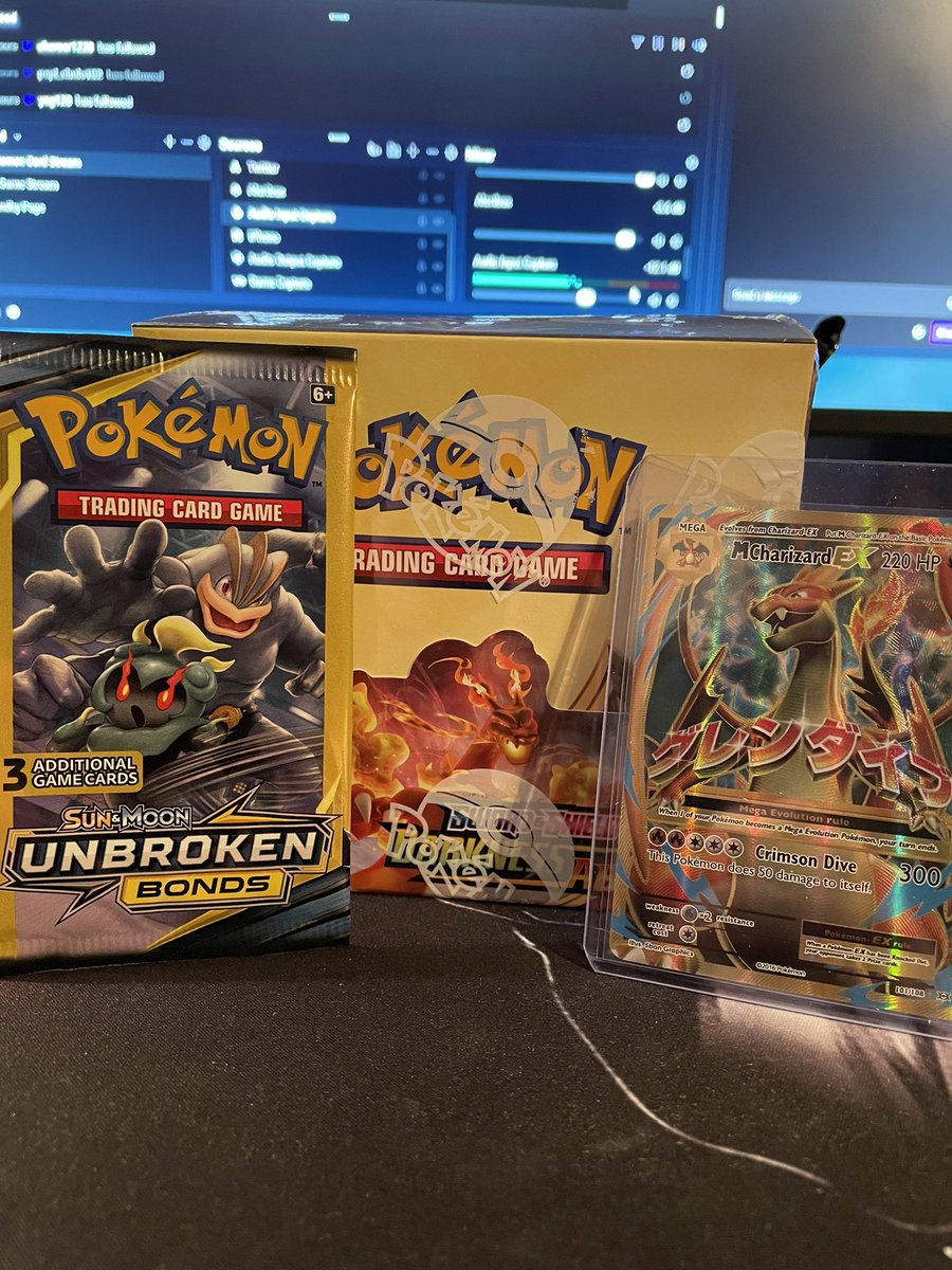 BrettyBangerz's tweet photo. Streaming at 7 pm est. Opening up my first booster box. Come check it out and support my stream #Pokemon25 #Pokemon #PokemonTCG #DarknessAblaze #charizard #twitch #stream https://t.co/PCGKer8eQL https://t.co/0zzvGH6c7x